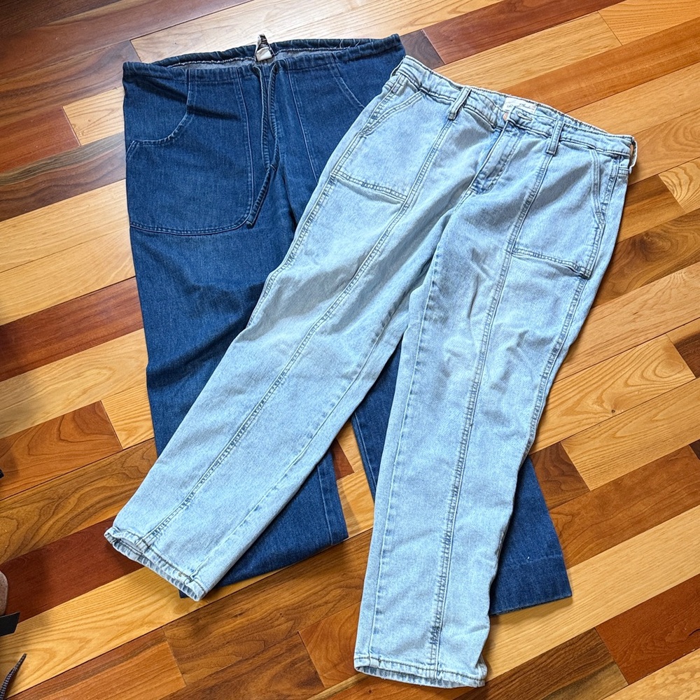 Universal Thread Blue and Light Blue Denim Pants